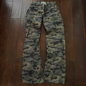 Camo printed pants!